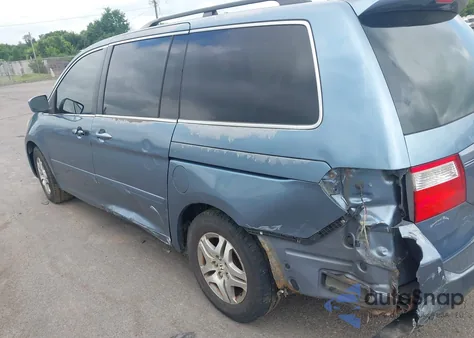 2005 Honda Odyssey Ex из США, поврежденный, VIN 5FNRL38435B101887